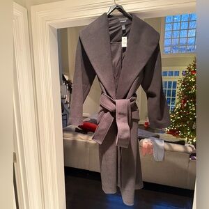 Express Shawl Lapel Wrap Coat